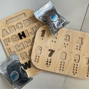 Alphabet and Number Learning Board Set
